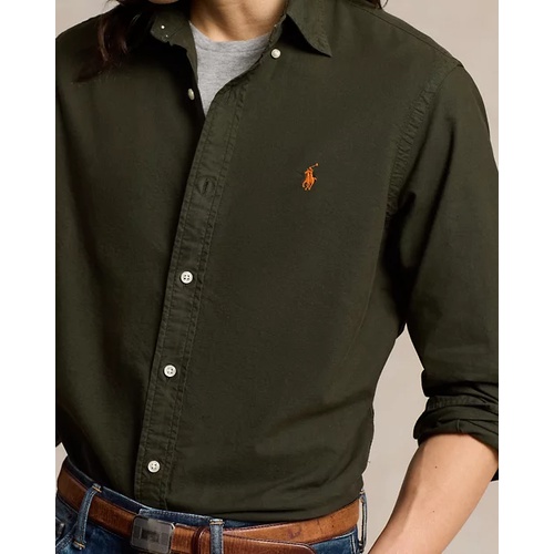 폴로 랄프로렌 Classic Fit Garment-Dyed Oxford Shirt - All Fits