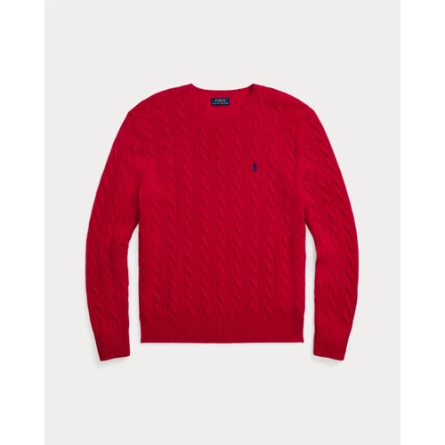 폴로 랄프로렌 Cable-Knit Wool-Cashmere Sweater