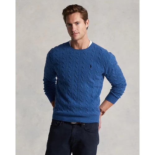 폴로 랄프로렌 Cable-Knit Wool-Cashmere Sweater