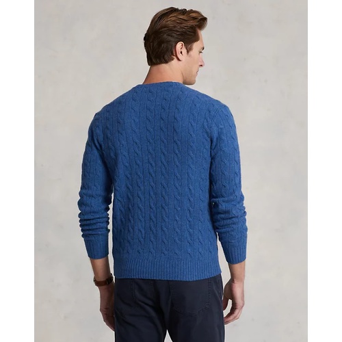 폴로 랄프로렌 Cable-Knit Wool-Cashmere Sweater