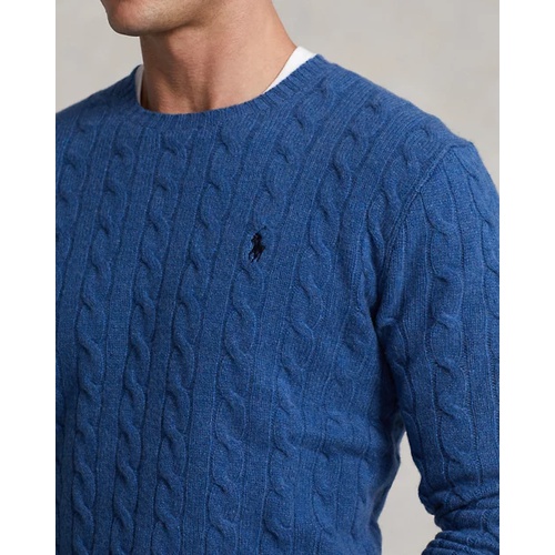 폴로 랄프로렌 Cable-Knit Wool-Cashmere Sweater