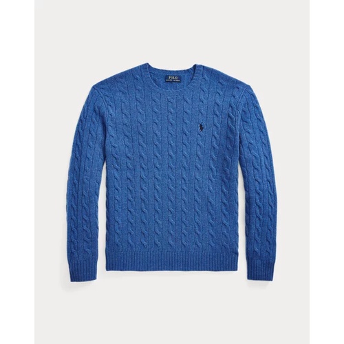 폴로 랄프로렌 Cable-Knit Wool-Cashmere Sweater