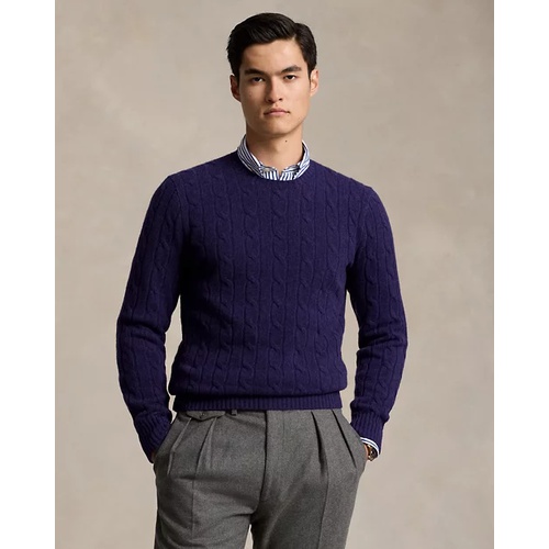 폴로 랄프로렌 The Iconic Cable-Knit Cashmere Sweater