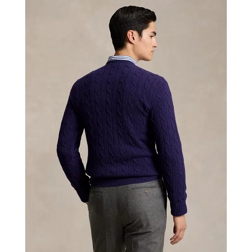 폴로 랄프로렌 The Iconic Cable-Knit Cashmere Sweater