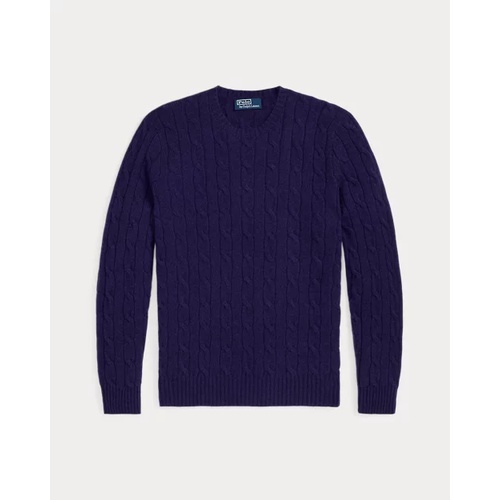 폴로 랄프로렌 The Iconic Cable-Knit Cashmere Sweater