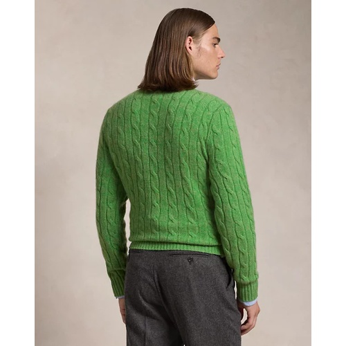 폴로 랄프로렌 The Iconic Cable-Knit Cashmere Sweater