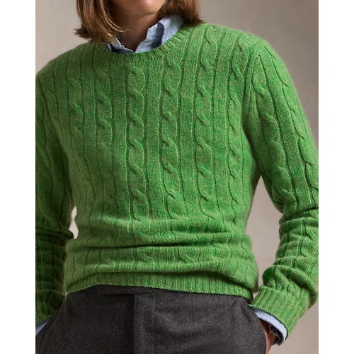 폴로 랄프로렌 The Iconic Cable-Knit Cashmere Sweater