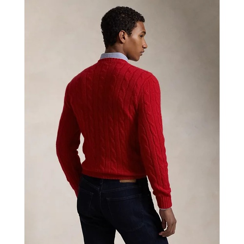 폴로 랄프로렌 The Iconic Cable-Knit Cashmere Sweater