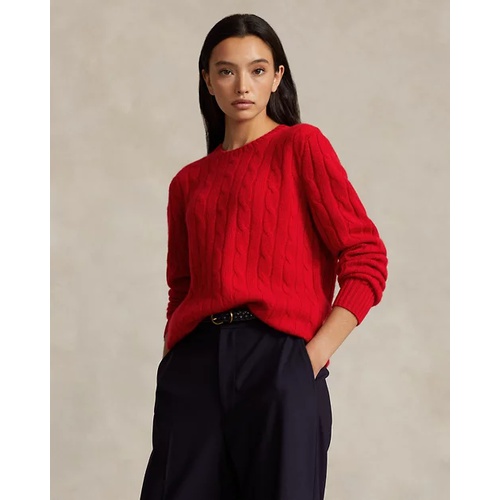 폴로 랄프로렌 The Iconic Cable-Knit Cashmere Sweater