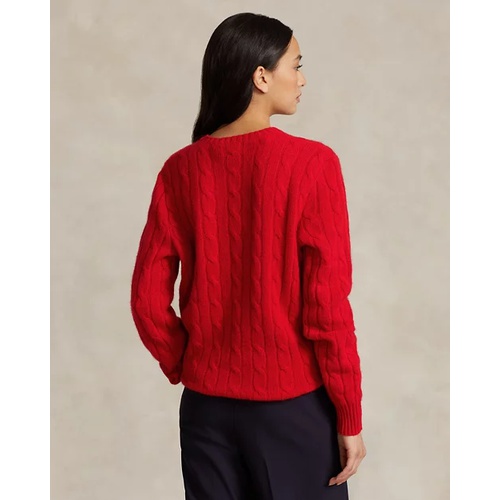 폴로 랄프로렌 The Iconic Cable-Knit Cashmere Sweater