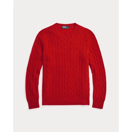 폴로 랄프로렌 The Iconic Cable-Knit Cashmere Sweater