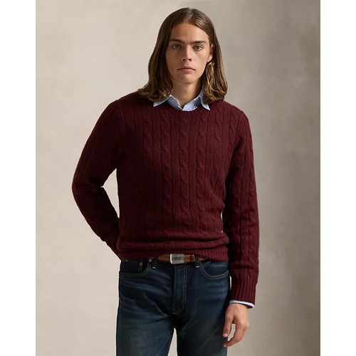 폴로 랄프로렌 The Iconic Cable-Knit Cashmere Sweater