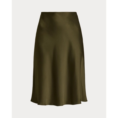 폴로 랄프로렌 Satin Charmeuse Midi Skirt