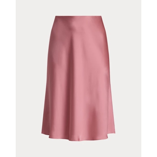 폴로 랄프로렌 Satin Charmeuse Midi Skirt