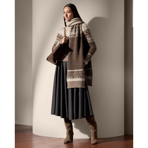 폴로 랄프로렌 Jennine Wool Flannel Skirt