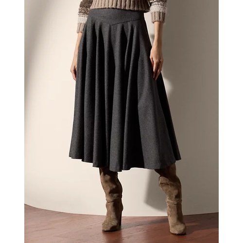 폴로 랄프로렌 Jennine Wool Flannel Skirt