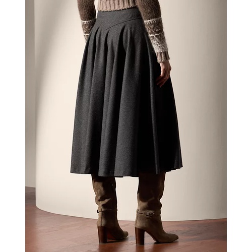 폴로 랄프로렌 Jennine Wool Flannel Skirt