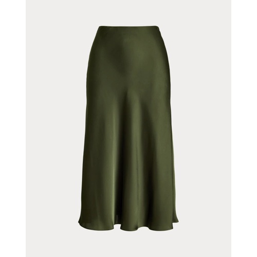 폴로 랄프로렌 Satin Charmeuse Midi Skirt