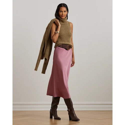 폴로 랄프로렌 Satin Charmeuse Midi Skirt