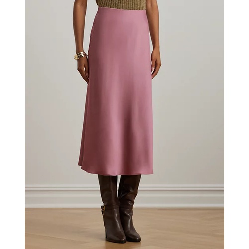 폴로 랄프로렌 Satin Charmeuse Midi Skirt