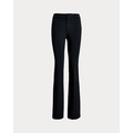 Satin-Trim Double-Faced Crepe Pant