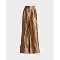 Greer Metallic Organza Pleated Pant