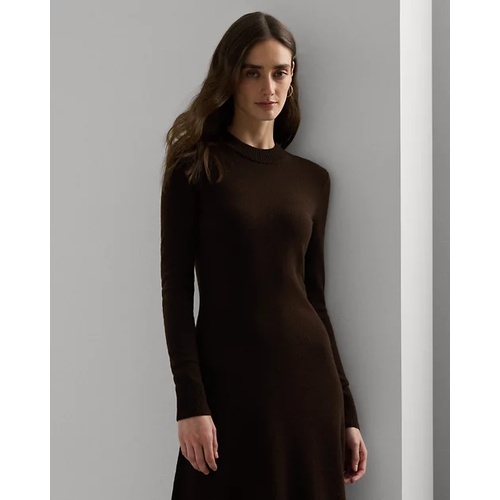 폴로 랄프로렌 Wool-Blend Long-Sleeve Sweater Dress