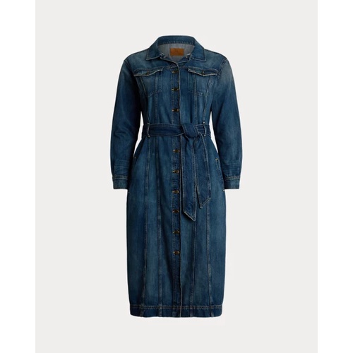 폴로 랄프로렌 Belted Denim Shirtdress