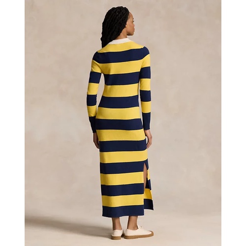 폴로 랄프로렌 Striped Cashmere Rugby Sweater Dress