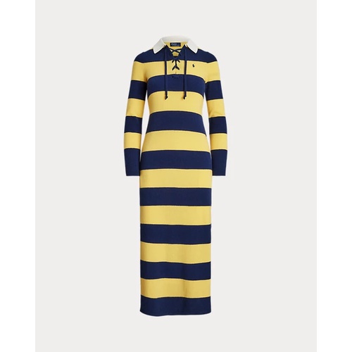 폴로 랄프로렌 Striped Cashmere Rugby Sweater Dress