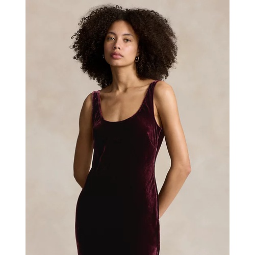 폴로 랄프로렌 Velvet Scoopneck Tank Dress