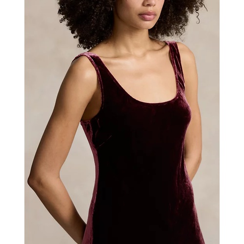 폴로 랄프로렌 Velvet Scoopneck Tank Dress