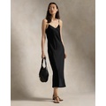 Satin Midi Slip Dress