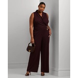 Chain-Trim Stretch Jersey Jumpsuit