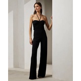 Stretch Interlock Halter Jumpsuit