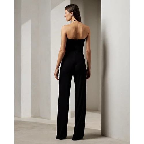 폴로 랄프로렌 Stretch Interlock Halter Jumpsuit