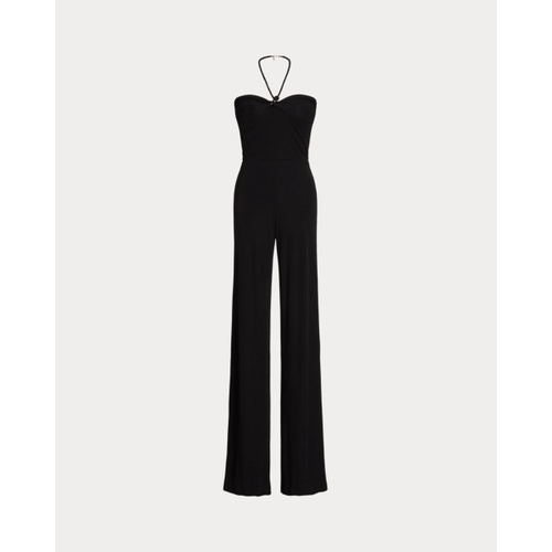 폴로 랄프로렌 Stretch Interlock Halter Jumpsuit