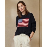 Flag Cashmere Crewneck Sweater