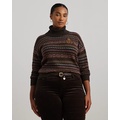 Fair Isle Wool-Blend Turtleneck Sweater