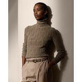 Cashmere Pointelle Funnelneck Sweater