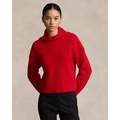 Ribbed Wool-Cashmere Mockneck Sweater