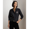 Classic Fit Beaded-Crest Shirt