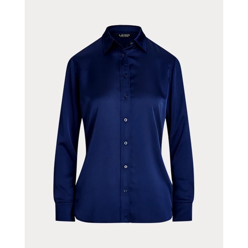 폴로 랄프로렌 Classic Fit Satin Charmeuse Shirt