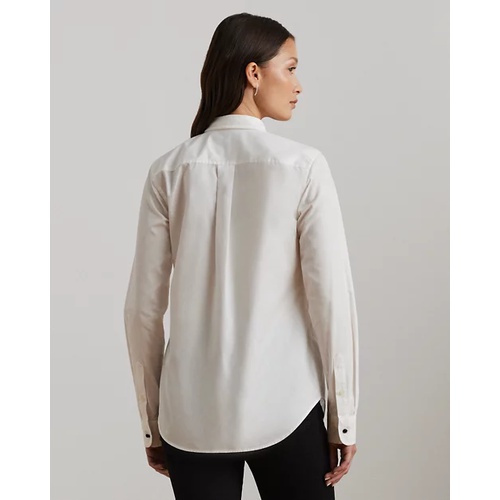 폴로 랄프로렌 Bib-Front Cotton Broadcloth Shirt