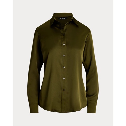 폴로 랄프로렌 Classic Fit Satin Charmeuse Shirt