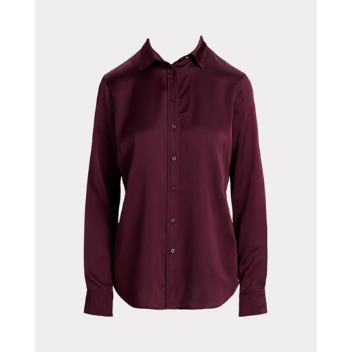 폴로 랄프로렌 Classic Fit Satin Charmeuse Shirt