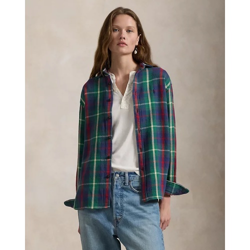 폴로 랄프로렌 Relaxed Fit Plaid Cotton Shirt