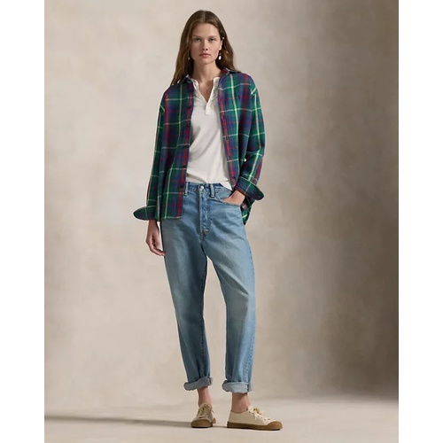 폴로 랄프로렌 Relaxed Fit Plaid Cotton Shirt