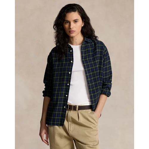 폴로 랄프로렌 Relaxed Fit Plaid Cotton Shirt