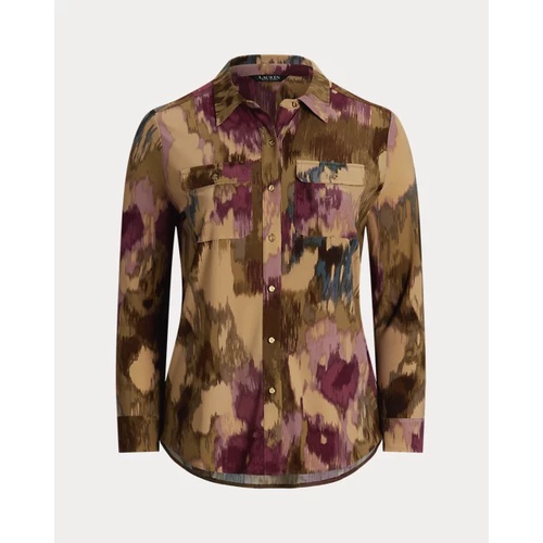 폴로 랄프로렌 Slim Fit Floral Stretch Jersey Shirt